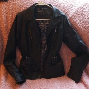 Leather  jacket